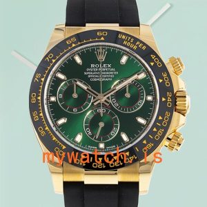 Rolex Daytona 40mm 116518 Men’s Gold-tone Green Dial: A Timeless Masterpiece