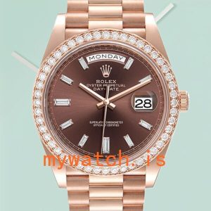 Rolex Day-Date Men’s 40mm m228345rbr-0006 Automatic: Genuine vs. Replica