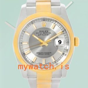 Rolex Datejust Mens 116203STSO 36mm Silver-tone: Authentic vs. Replica