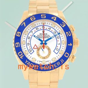 Rolex Yacht-Master Mens 116688WSO 44mm Gold-Tone Stainless Steel: Authentic vs. Replica