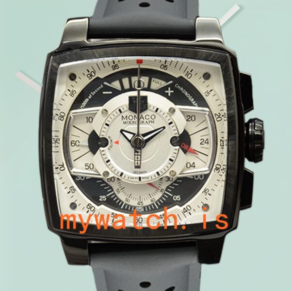 Tag Heuer Monaco 43mm MonacoWAR-003 Men’s White Dial Stainless Steel Watch: A Timeless Classic