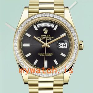 Rolex Day-Date 40mm m228398tbr-0001 Mens Black Dial: A Timeless Masterpiece