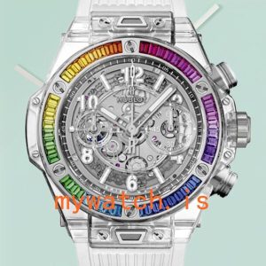 Hublot Big Bang 411.JX.4802.RT.4099 45mm Men’s Rubber Band Transparent Watch: A Masterpiece of Innovation and Style