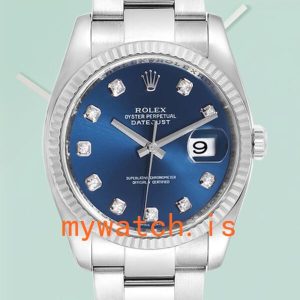 Rolex Datejust Mens 116234BLDO 36mm Blue Dial: Genuine vs. Replica