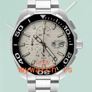 Tag Heuer Aquaracer AquaracerWSB004 43mm Mens Silver-tone Japanese Quartz: Genuine vs. Replica