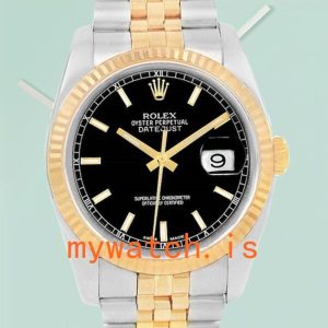 Rolex Datejust 36mm Mens 116233BKSJ Bracelet: Authentic vs Replica