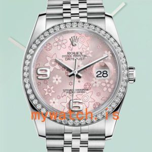 Rolex Datejust 36mm 116244PFAJ Mens Pink Floral Dial: A Timeless Elegance