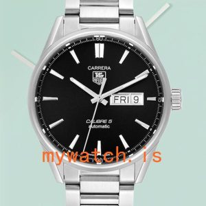Tag Heuer Carrera Mens 43mm WAR201A.BA0723 Silver-tone: A Timeless Masterpiece