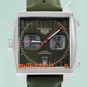 Tag Heuer Monaco 40mm CAW211E.FC6414 Mens Leather Strap: A Timeless Masterpiece
