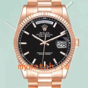 Rolex Day-Date 118235 Mens 36mm Automatic Stainless Steel: A Timeless Classic