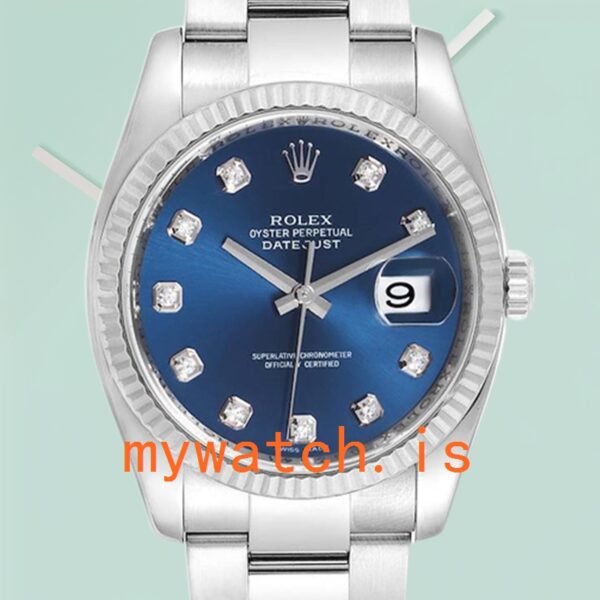 Rolex Datejust Mens 116234BLDO 36mm Blue Dial: A Timeless Masterpiece
