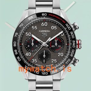 Tag Heuer Carrera Men 43mm CBN2A1F.BA0643 Silver-tone Black Dial: A Timeless Masterpiece