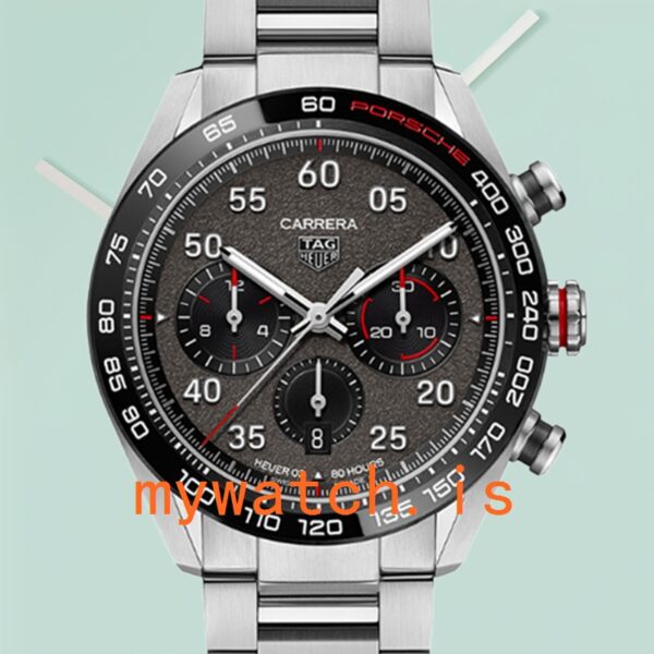 Tag Heuer Carrera Men 43mm CBN2A1F.BA0643 Silver-tone Black Dial: A Timeless Masterpiece